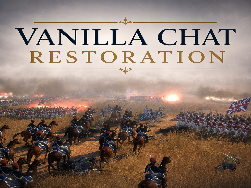 Napoleon: Total War — Restored Vanilla Chat - Version 1.00