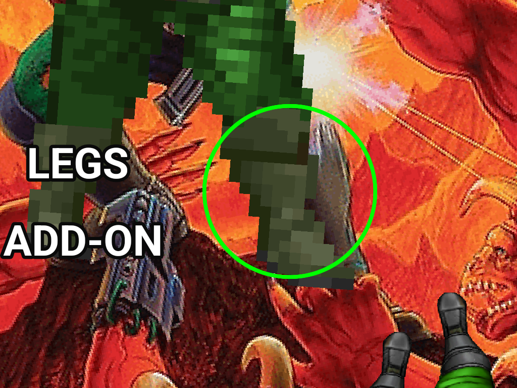 Doom II — Linok's legs add-on