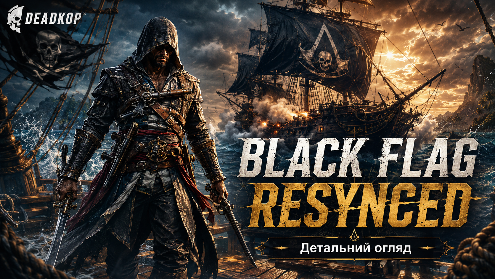 Assassin’s Creed Black Flag Resynced — Піратська легенда повернулася. Красивіша, сучасніша, але Ubisoft усе одно притягнула на борт магазин
