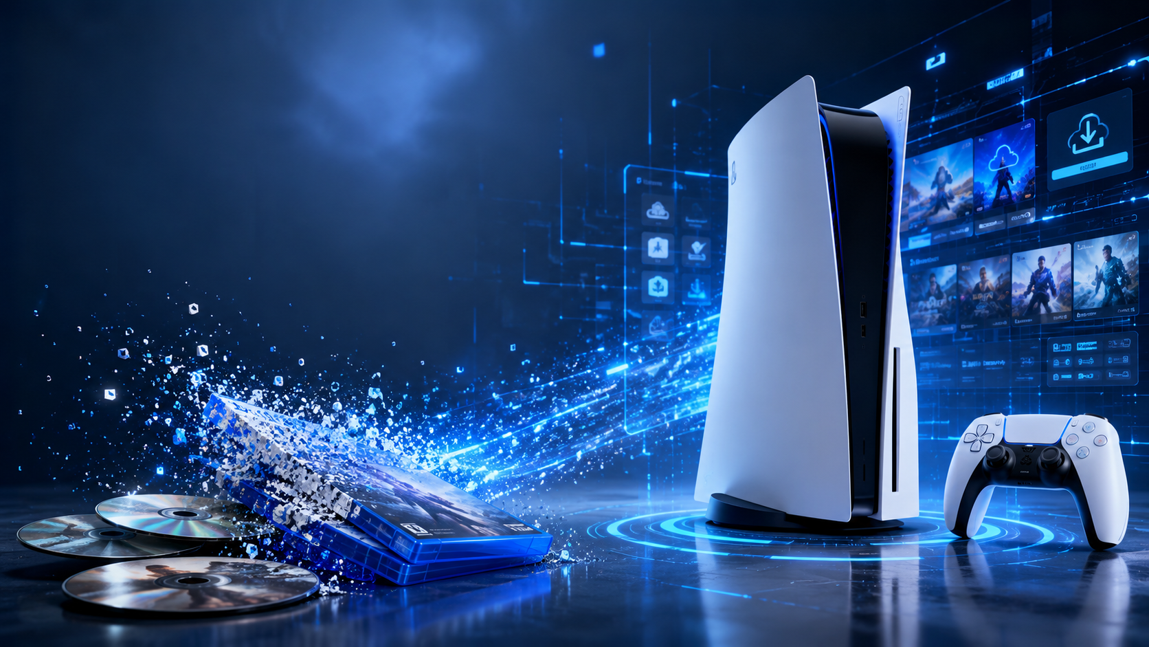 PlayStation прощається з дисками: Sony веде геймерів у повністю цифрову епоху