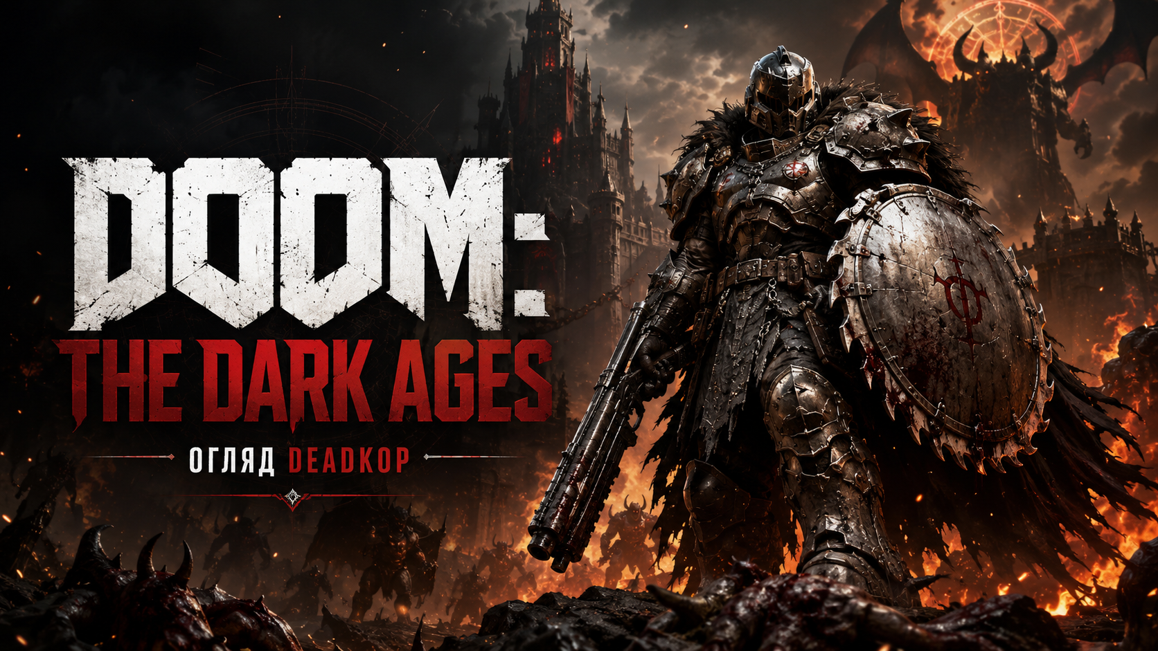 DOOM: The Dark Ages — огляд. Середньовіччя, бензопила на щиті й демони, яким знову не пощастило